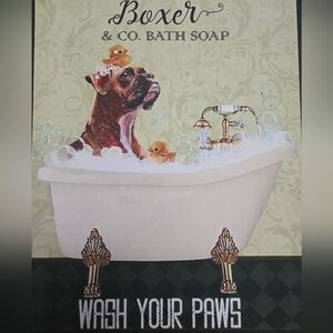 Decorative Bath Soap Wall Art Canvas Board.